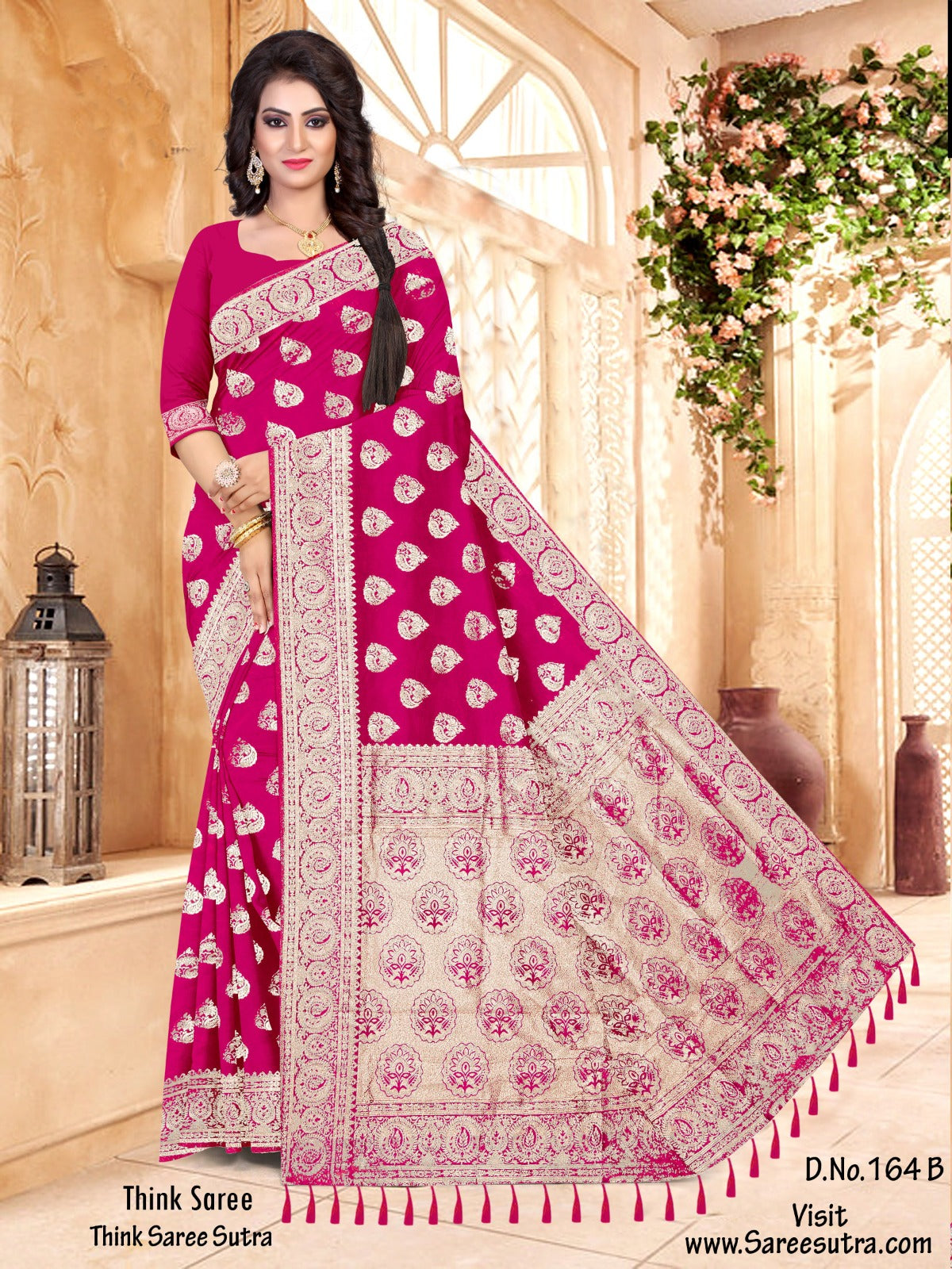 BANARASI SILK WITH ZARI WEAVING SAREE