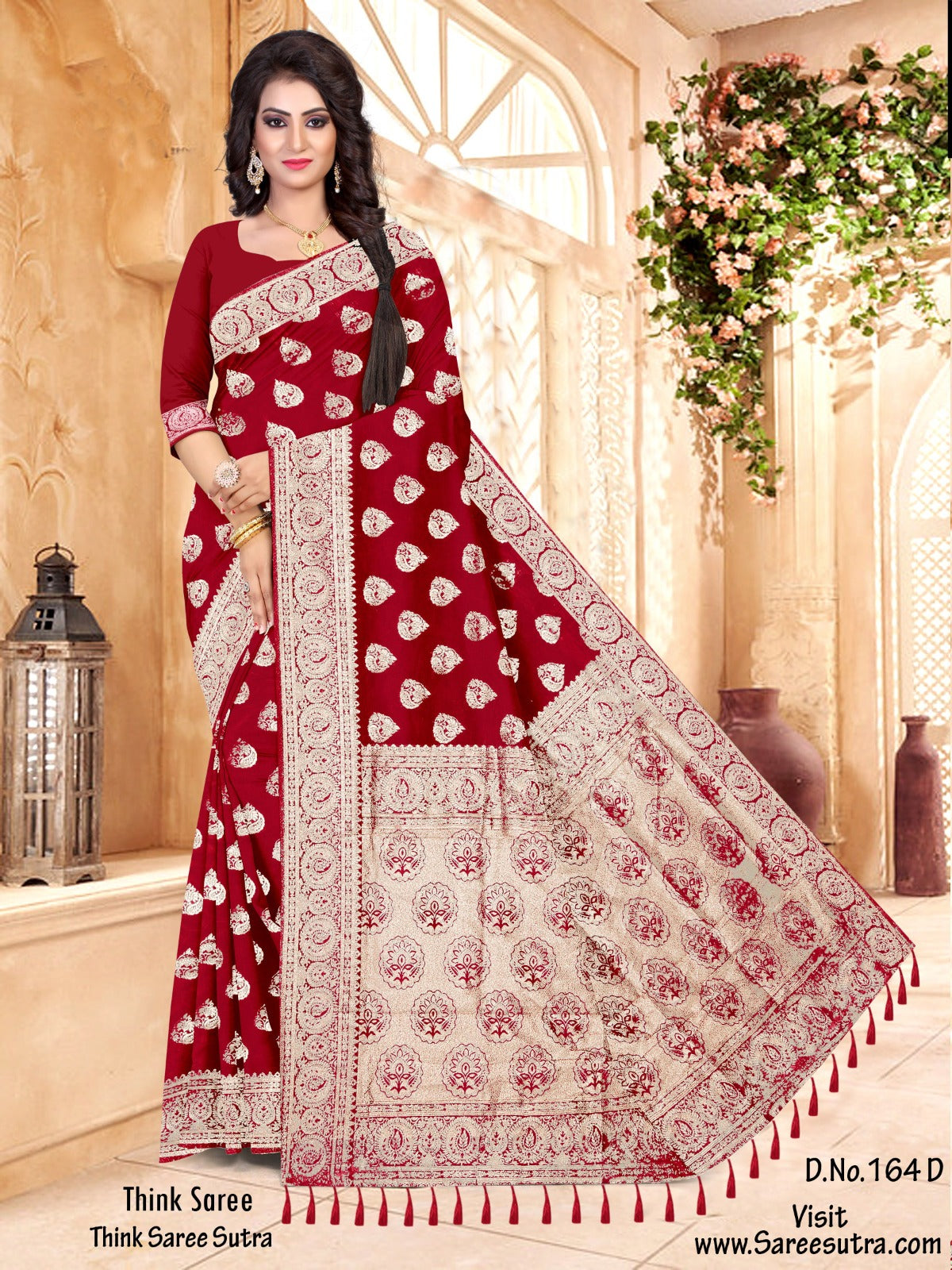 BANARASI SILK WITH ZARI WEAVING SAREE