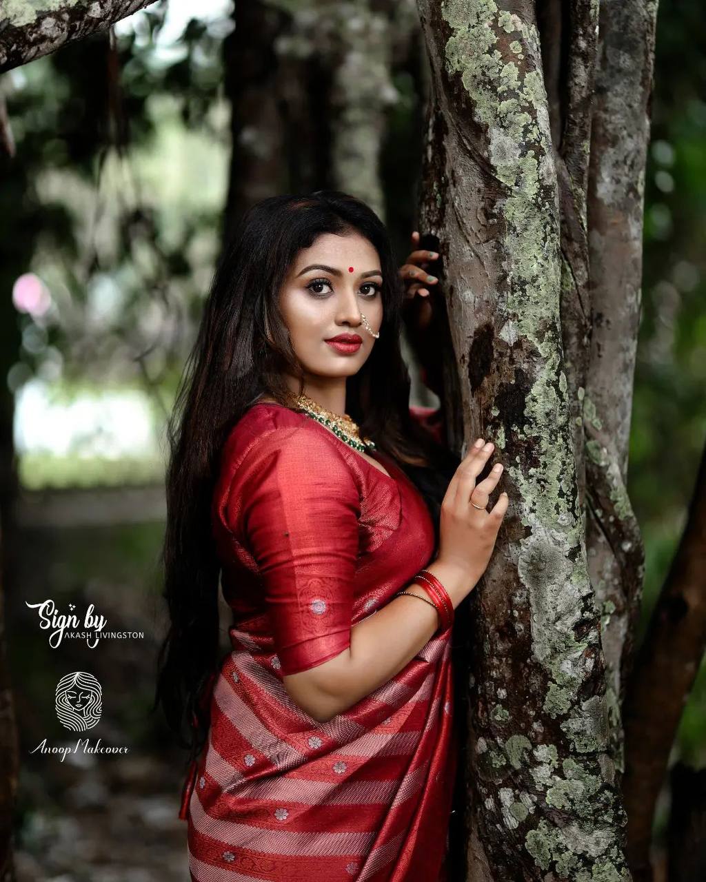 REDISH MAROON BANARASI SILK SAREE WITH HEAVY BROCADE BLOUSE