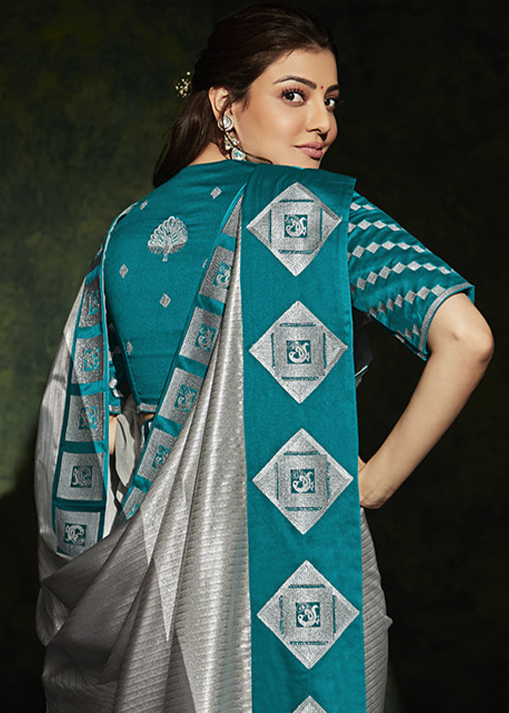 The Timeless Elegance of Silver  Silk Saree