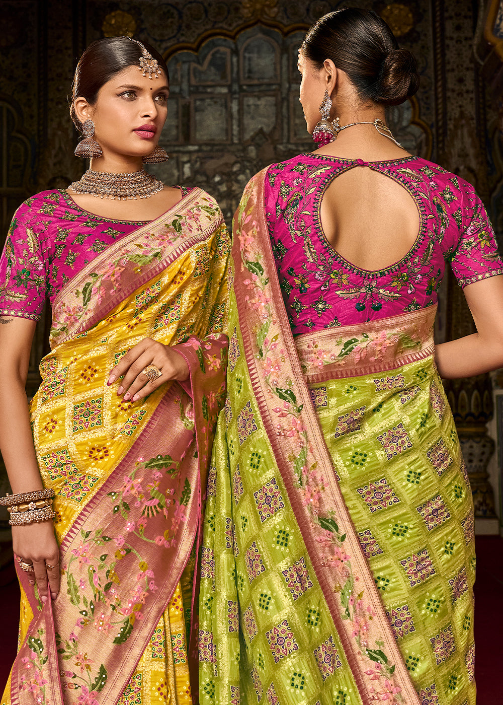 Radiant Yellow Raw Silk Saree for Effortless Style